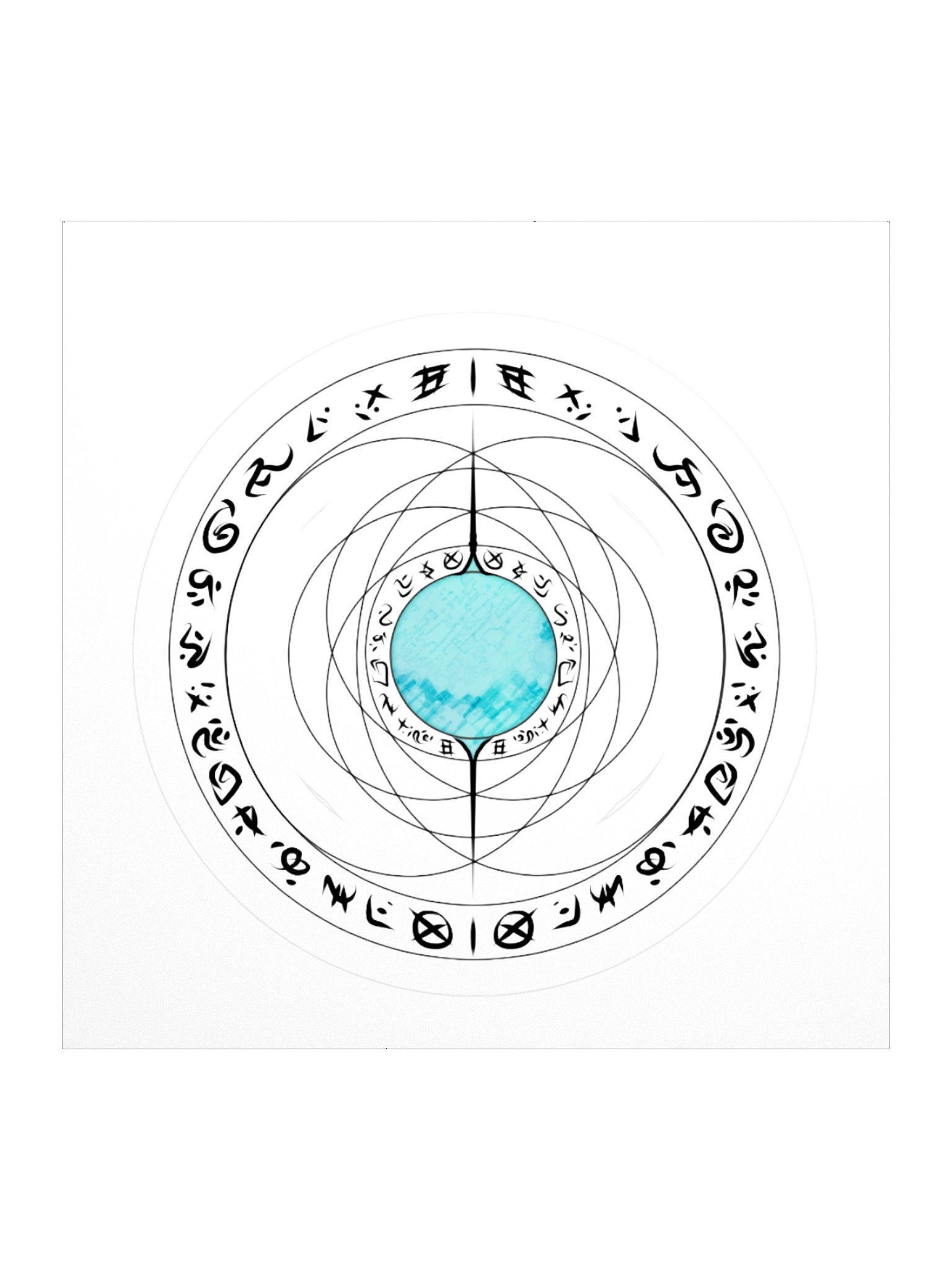 Alchemical Circle Sticker product image (3)