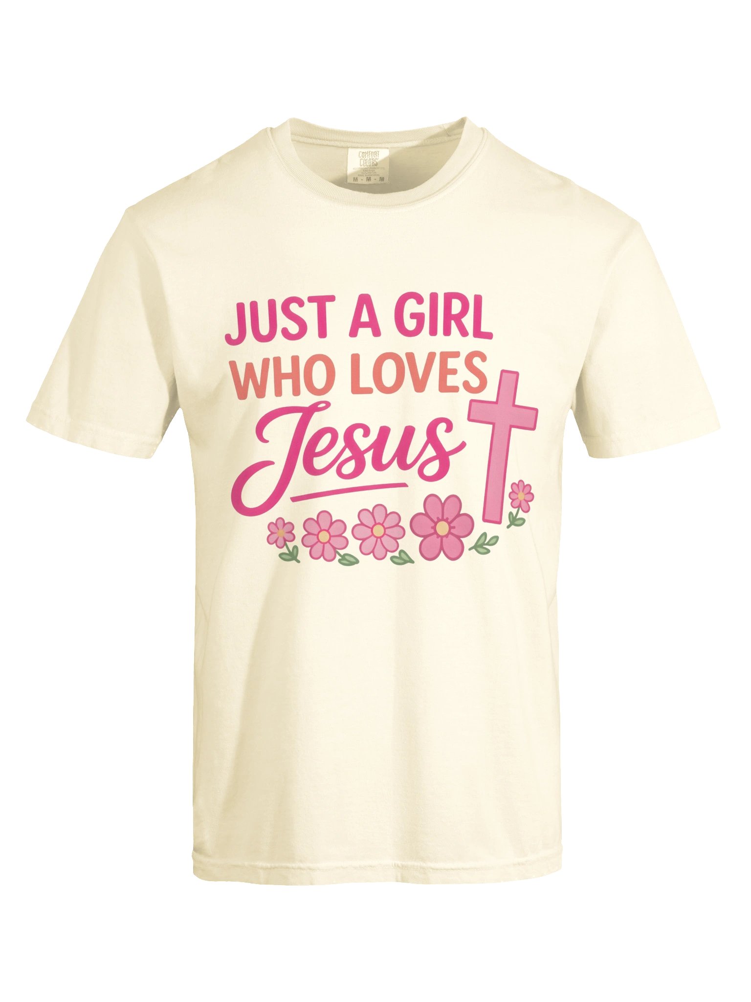 Just A Girl Who Loves Jesus T-shirt product image (3)
