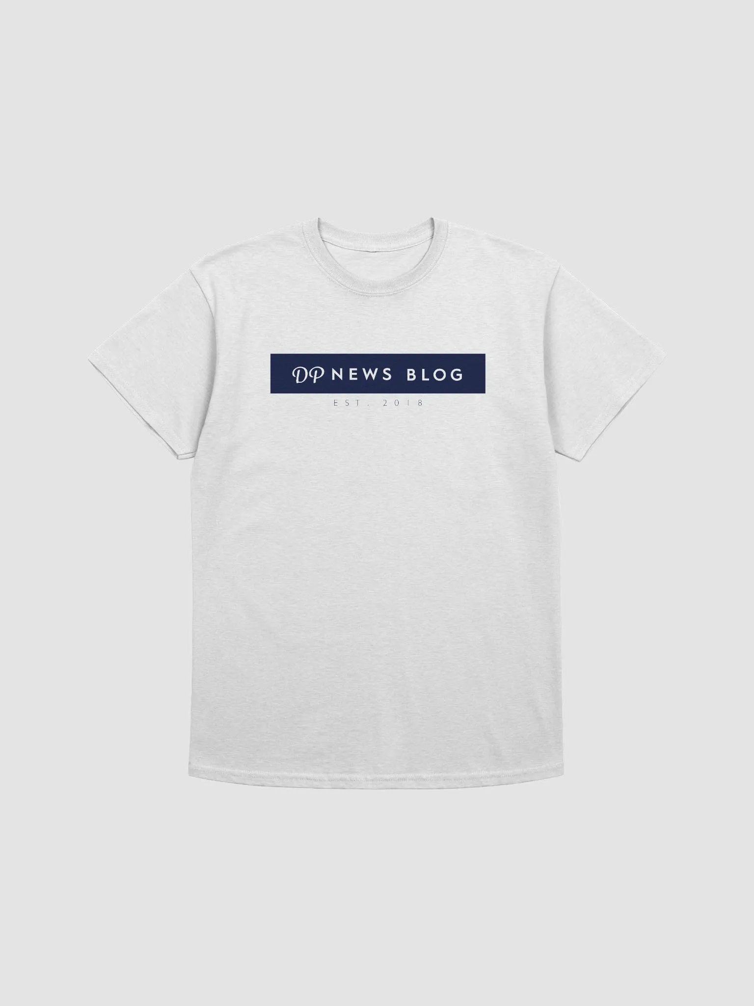 DP News Blog Tagline T-Shirt (White) product image (1)