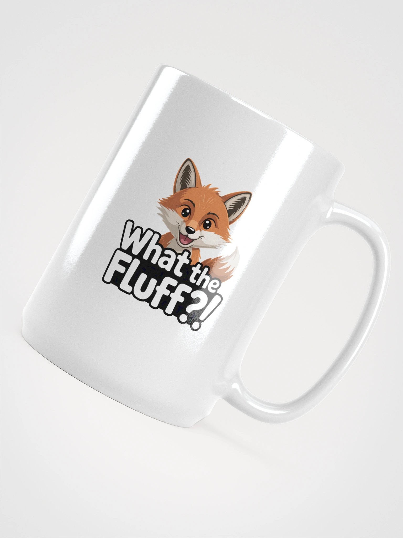 Whimsical Fox 'What the Fluff?!' Mug product image (4)