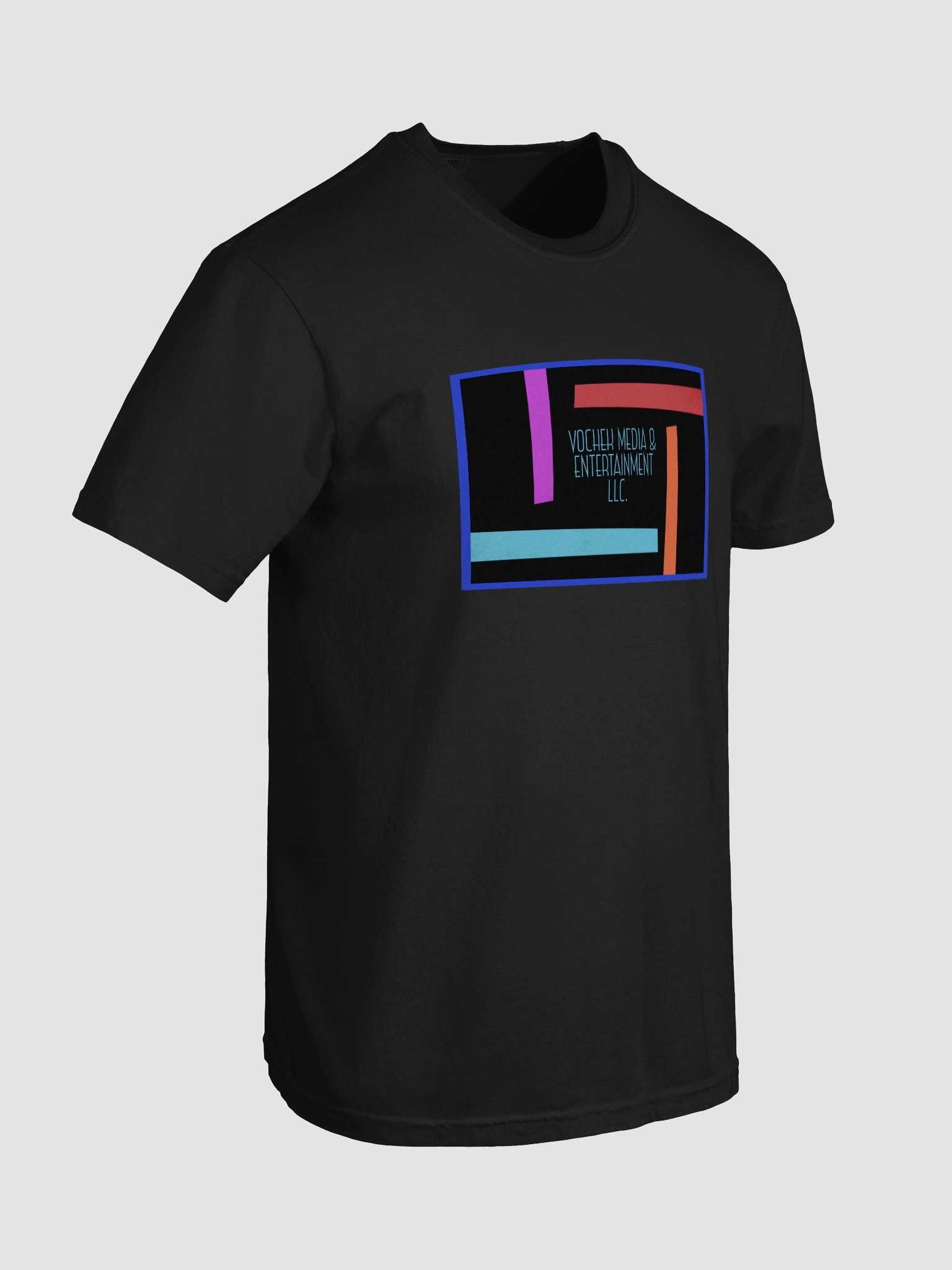 Vochek Media and Entertainment Logo Heavyweight T-Shirt product image (8)