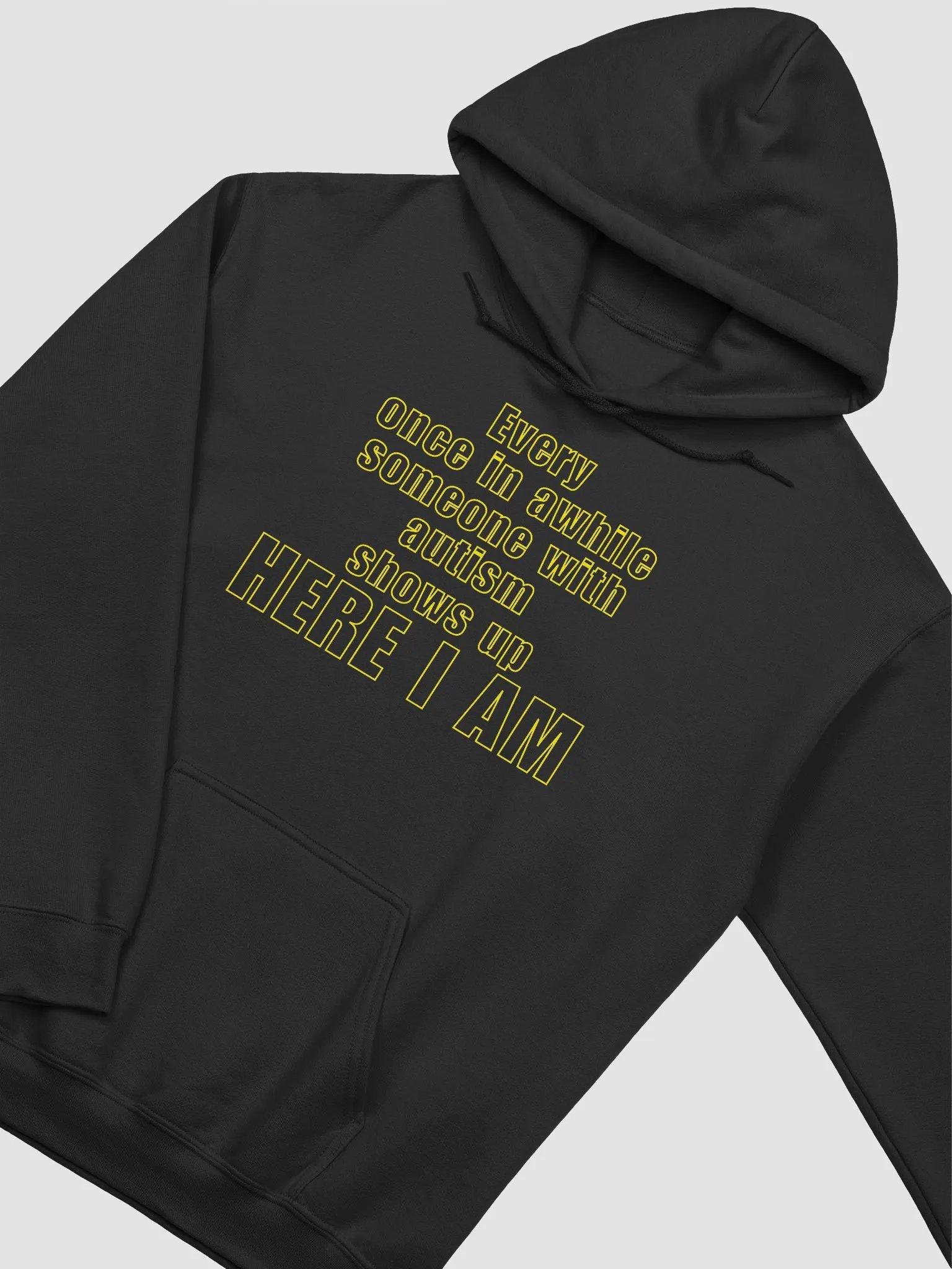Autistic Here I am Hoodie product image (3)