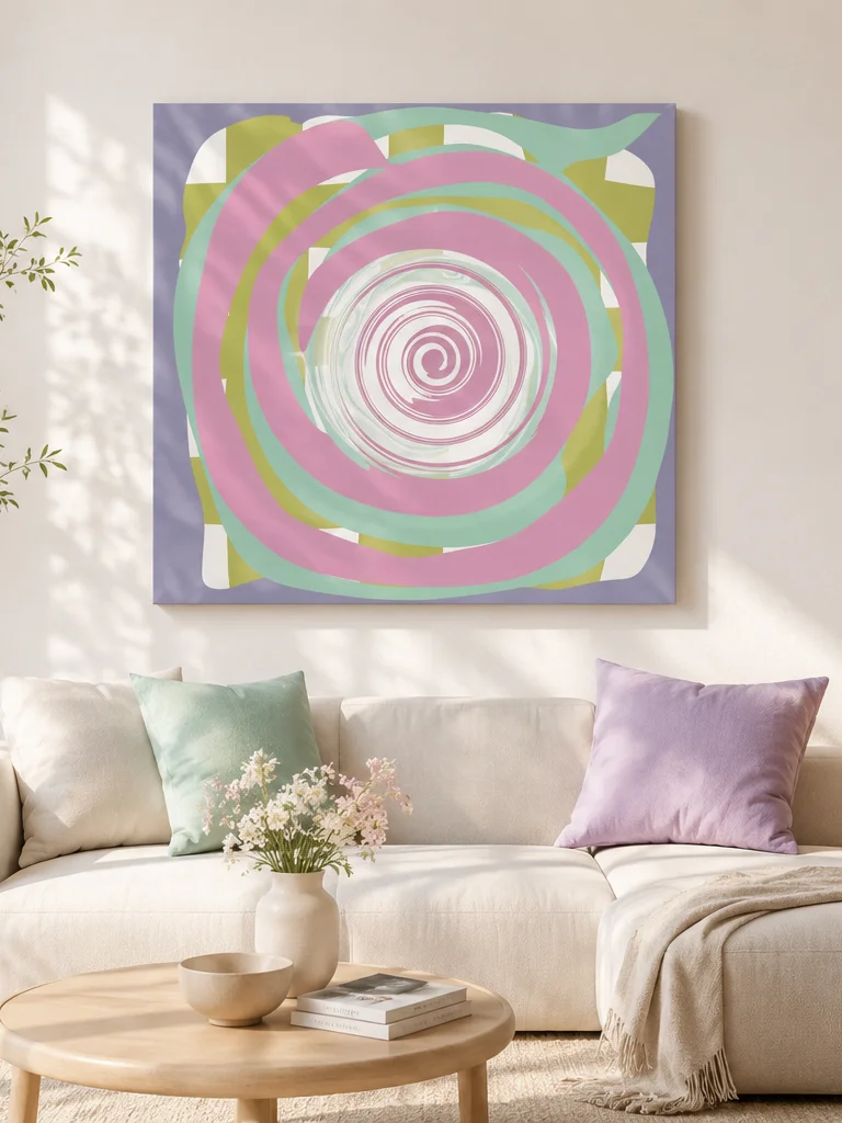Premium Leinwand „Zentrierte Klarheit“ – Quadratisch product image (5)