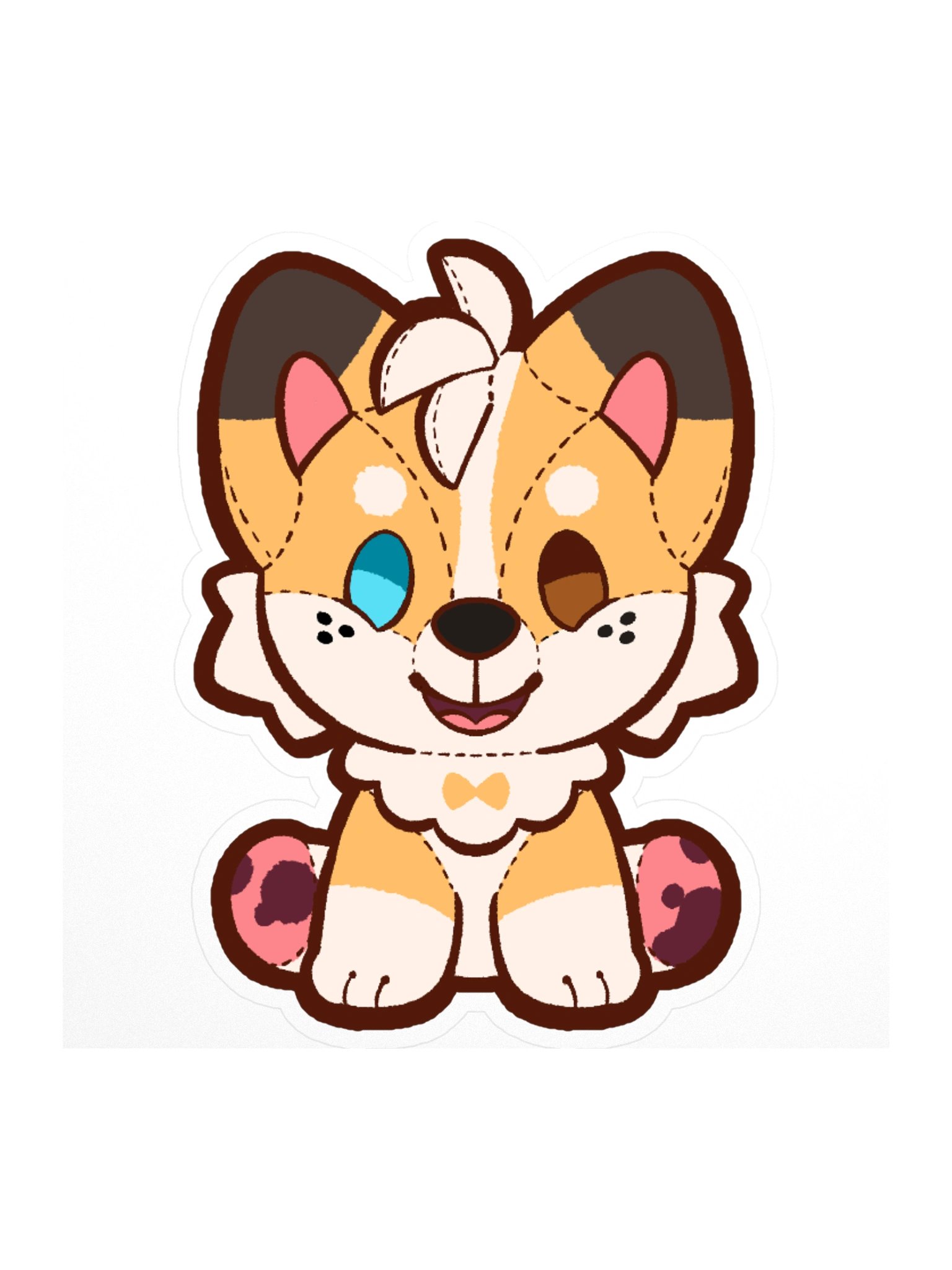 Corgi Plush Sticker product image (1)