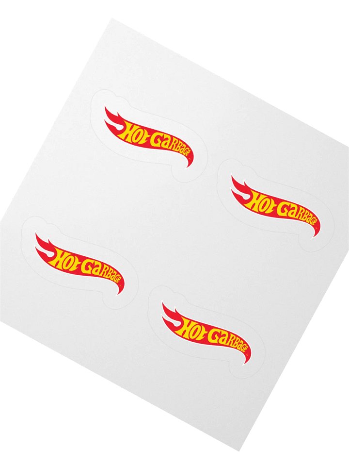 HOT GARBAGE STICKERS (4-PACK) product image (2)
