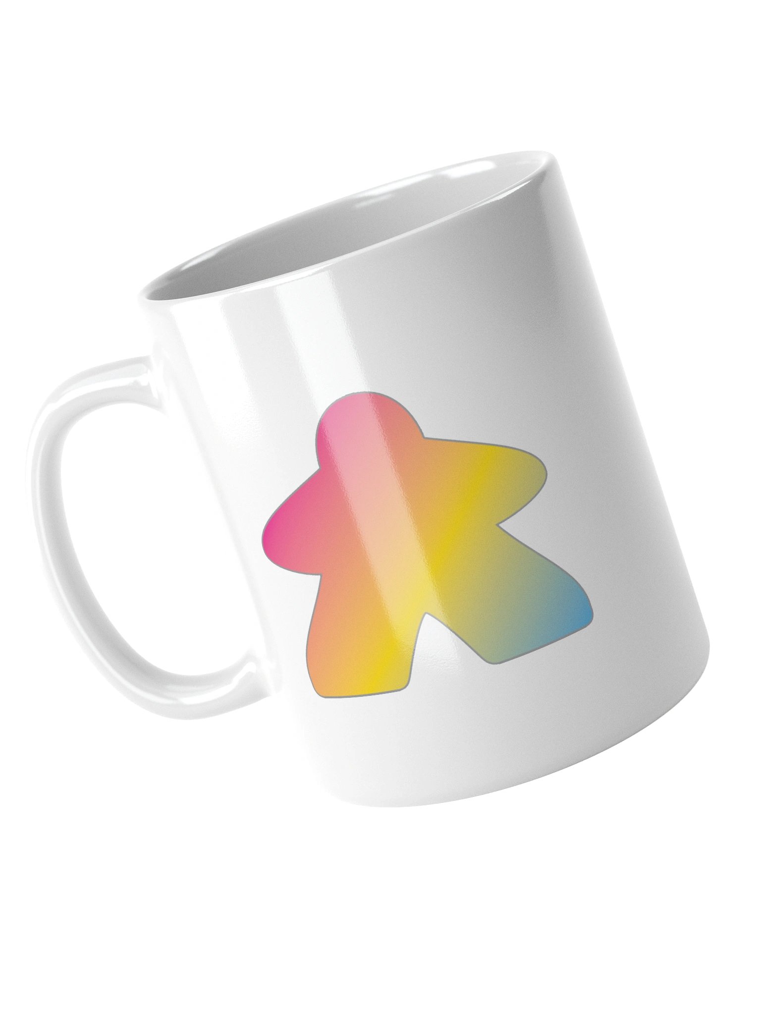 Pansexual Pride Gradient Meeple Mug product image (3)