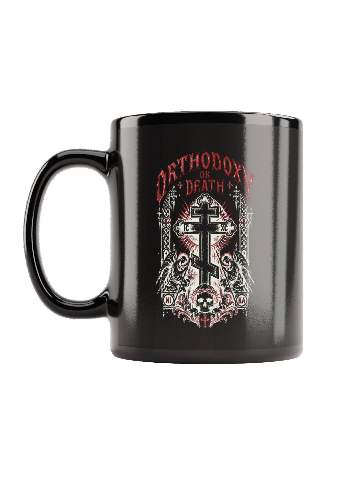 Orthodoxy or Death — Black Mug product image (2)