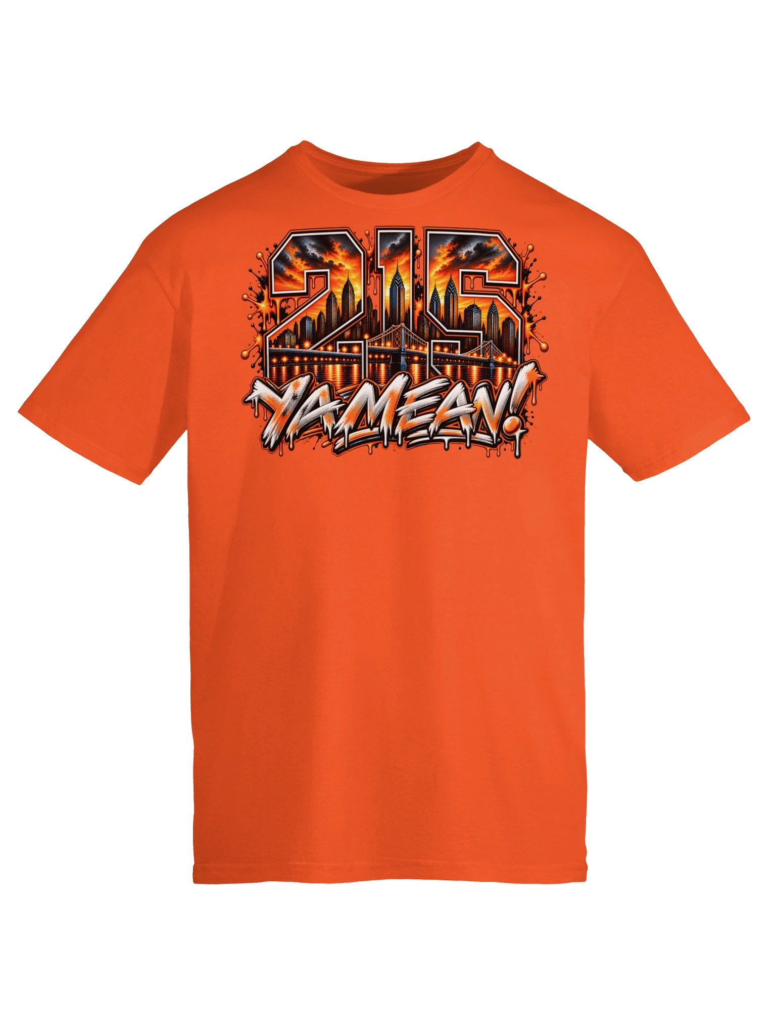 Philadelphia City Edition "215" Classic T-Shirt By Blacktop Brand product image (55)
