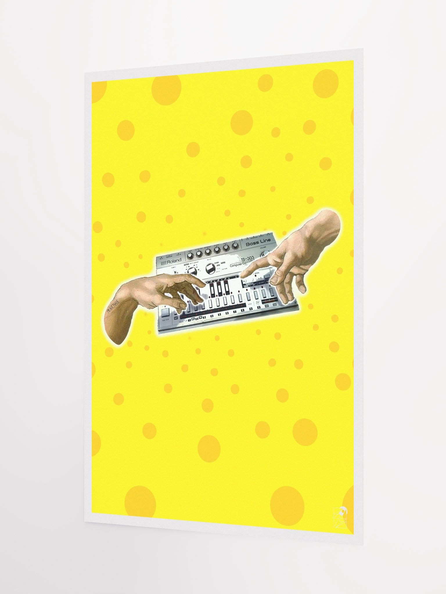The creation of (tb-3-0-3), by Frank Fonik, Techno EDM Matte Paper Poster product image (3)