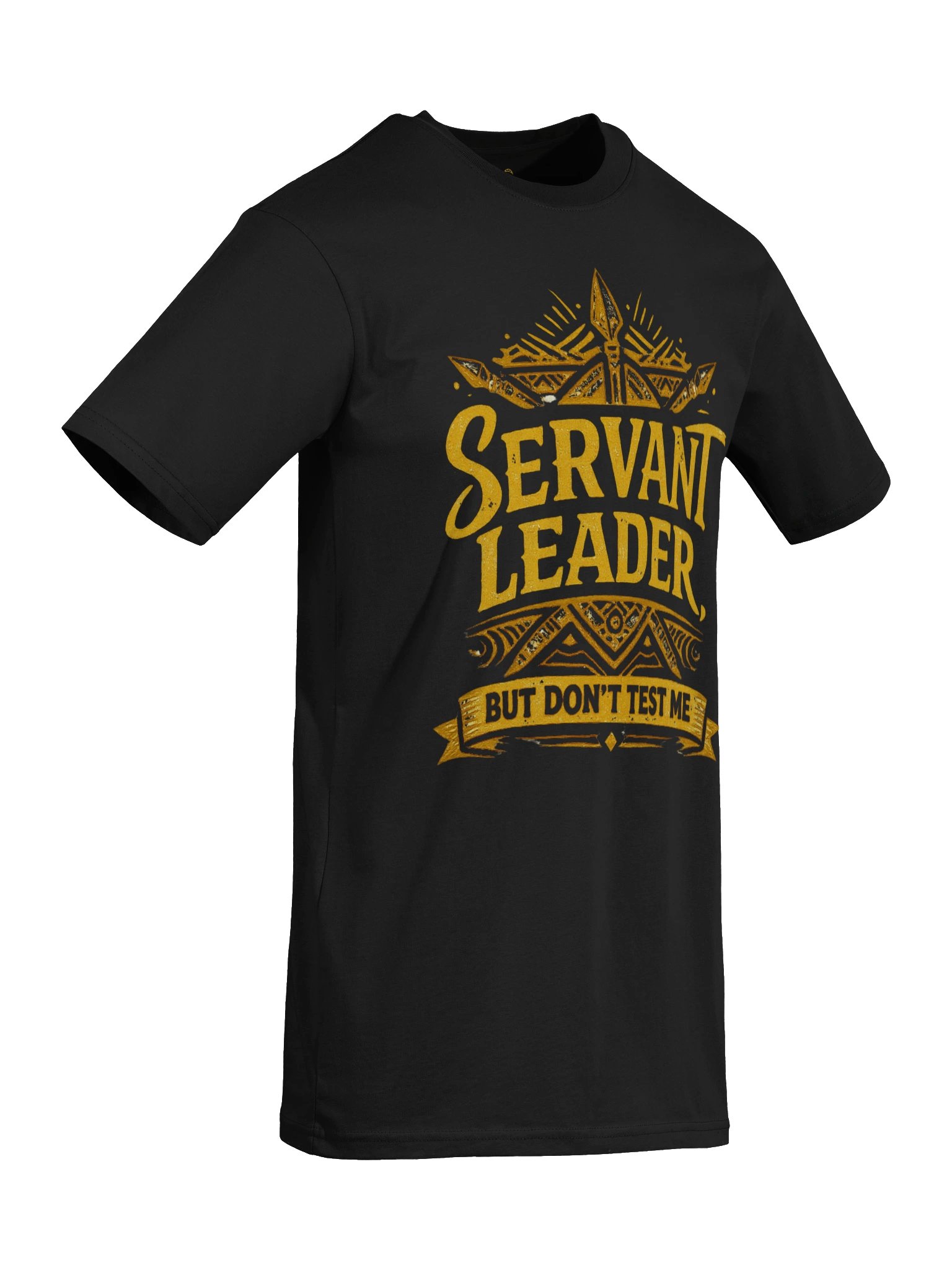 Servant Leader But Don't Test Me Tee - Dark product image (24)