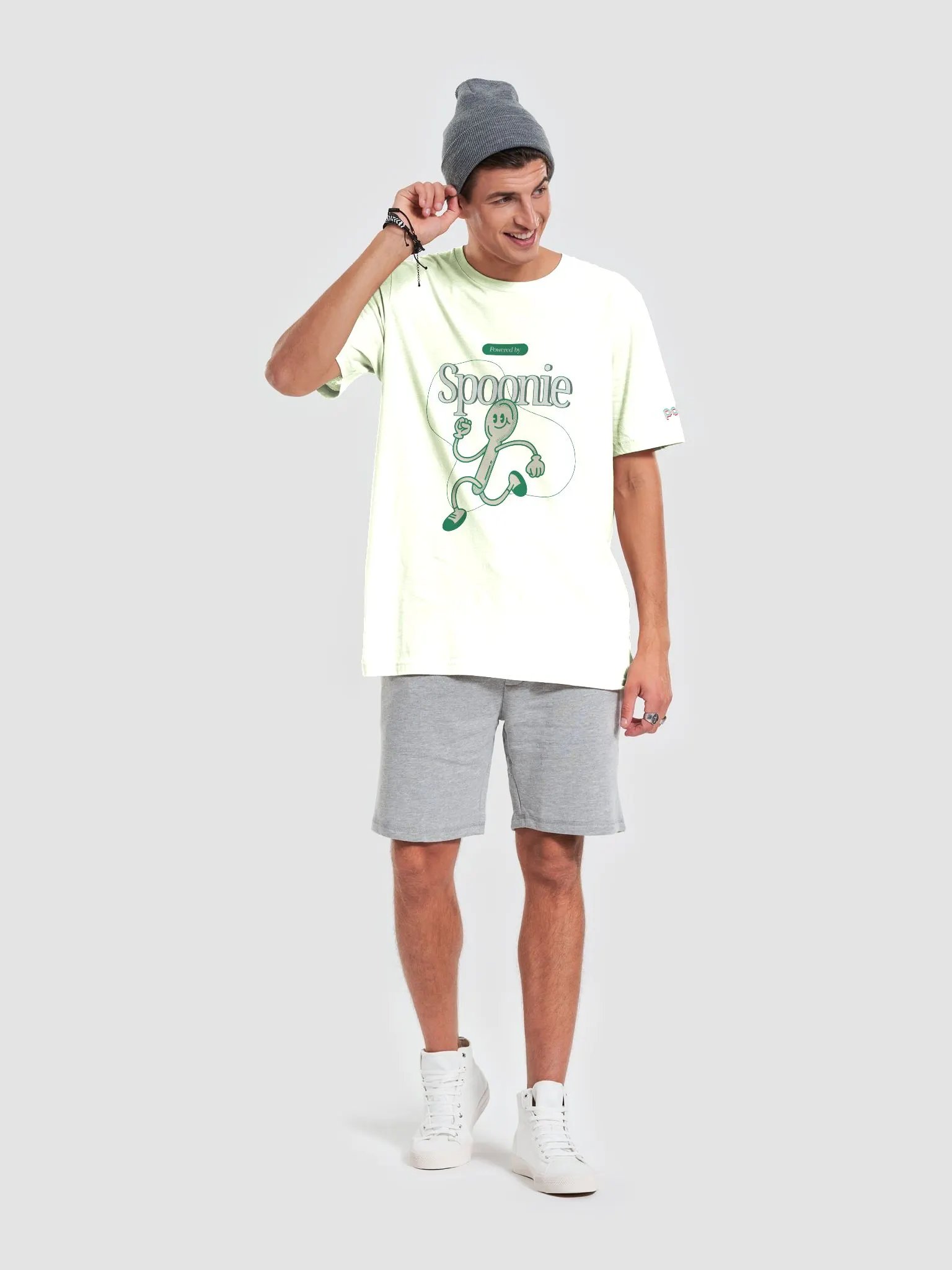 POWERED BY SPOONIE supersoft tee product image (63)