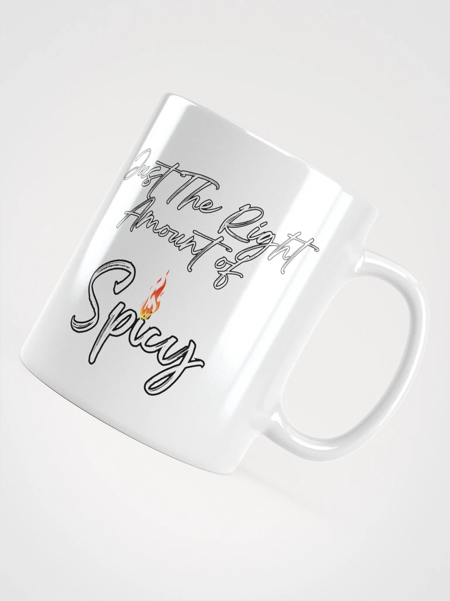 Just The Right Amount of Spicy - Funny White Mug product image (11)
