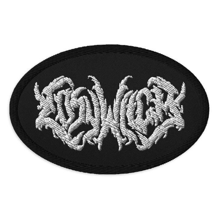 Cosy Black Metal Embroidered Patch product image (1)