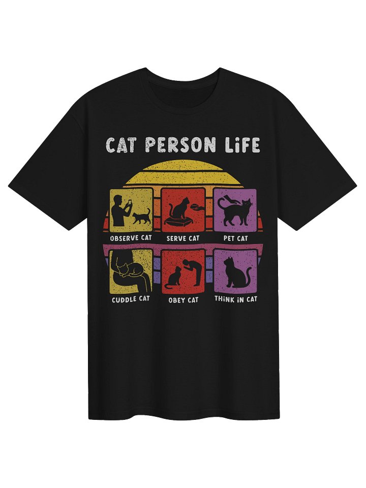 Cat Person Life T-Shirt product image (1)