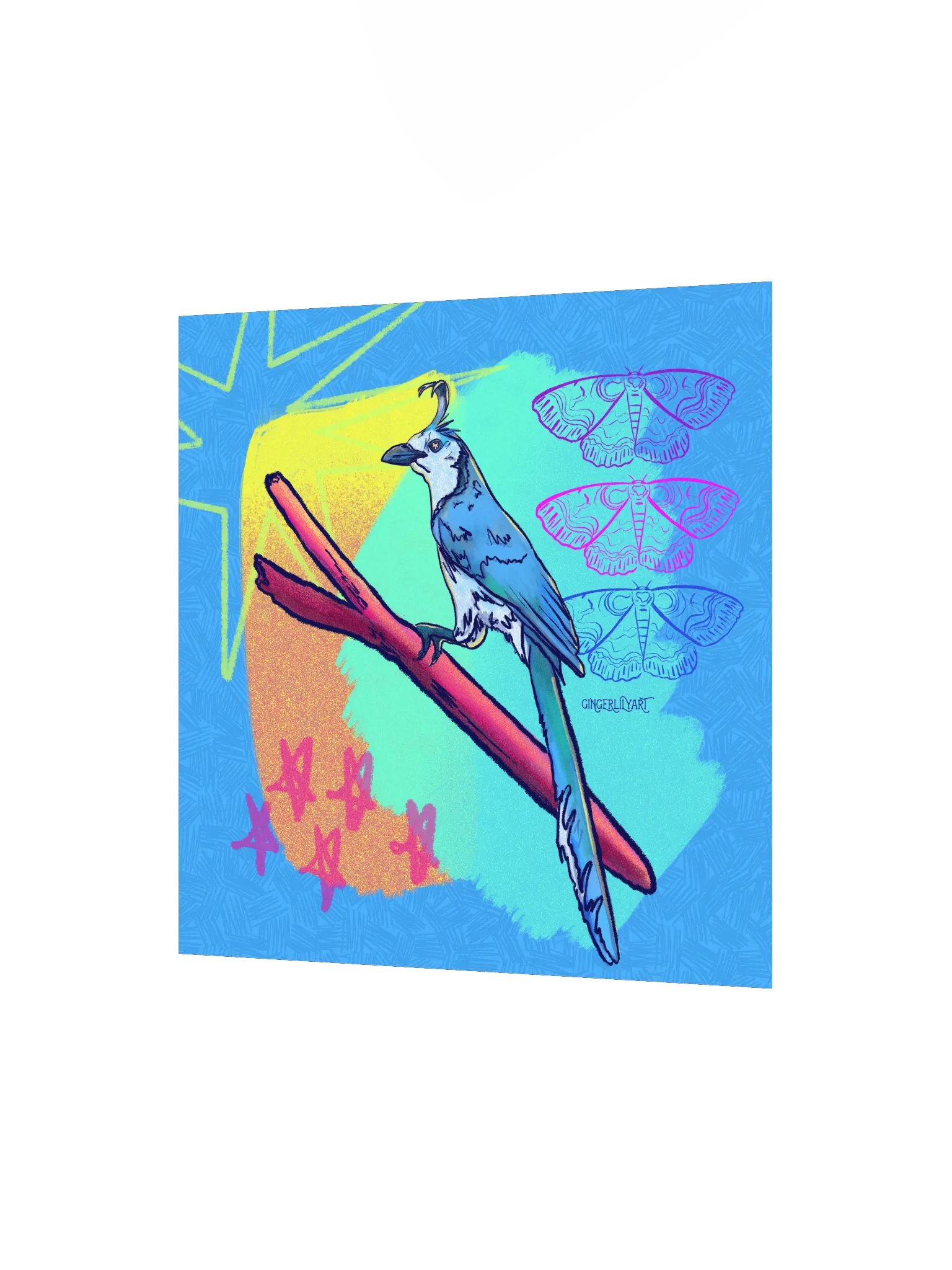 magpie jay print product image (7)
