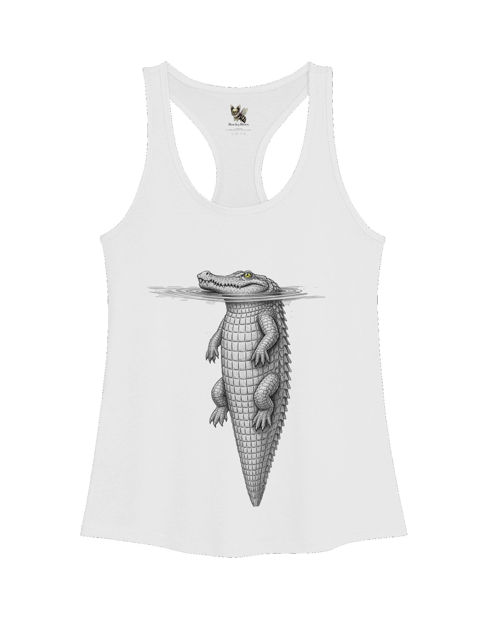 Alligator Waterline Racerback Tank product image (1)