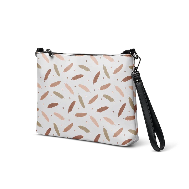 Mocha Mousse Feathers Crossbody Bag product image (2)
