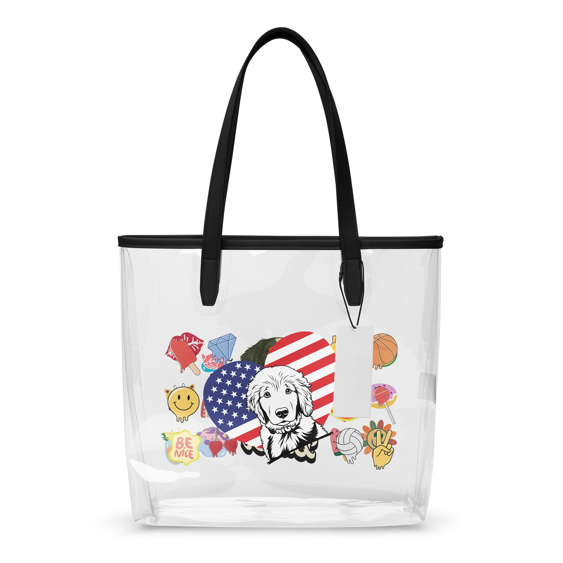 YOUR BEST FRIEND! / CLEAR TOTE BAG product image (5)