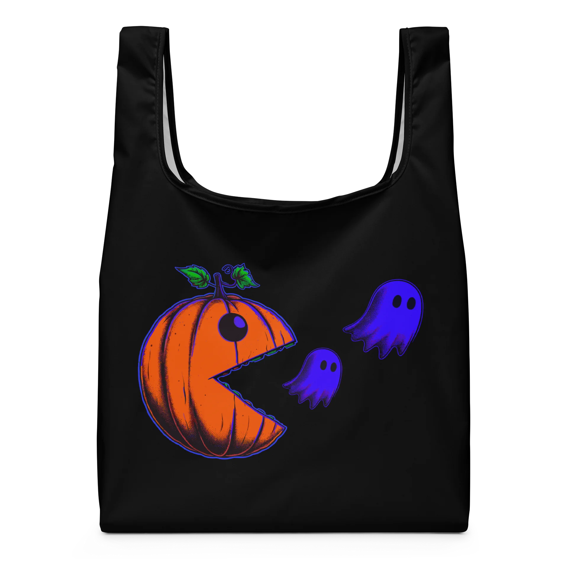 Pac-Pumpkin Ghost Shopping Bag product image (3)
