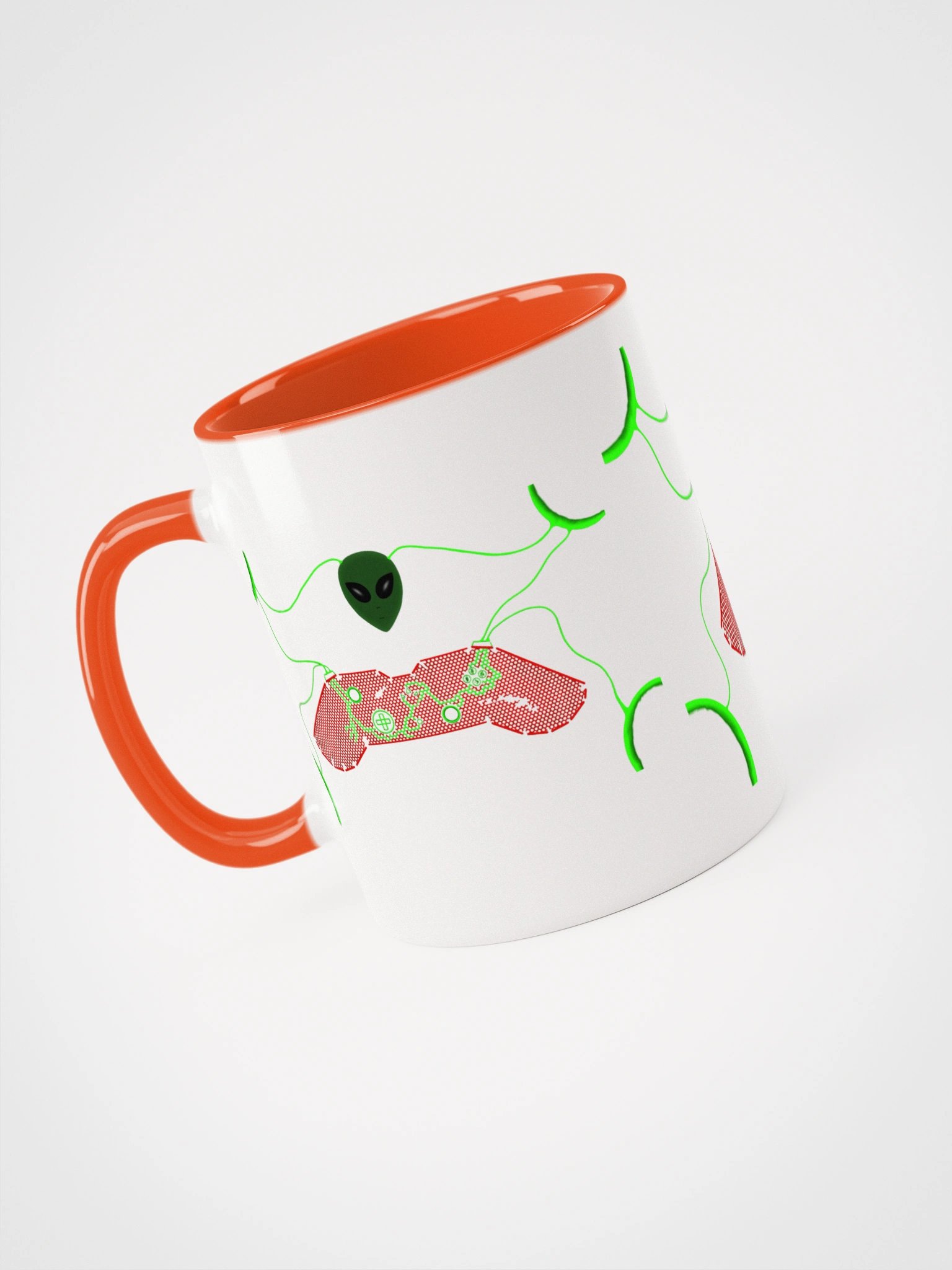 Alien Gaming Controllers Ceramic Mug product image (3)