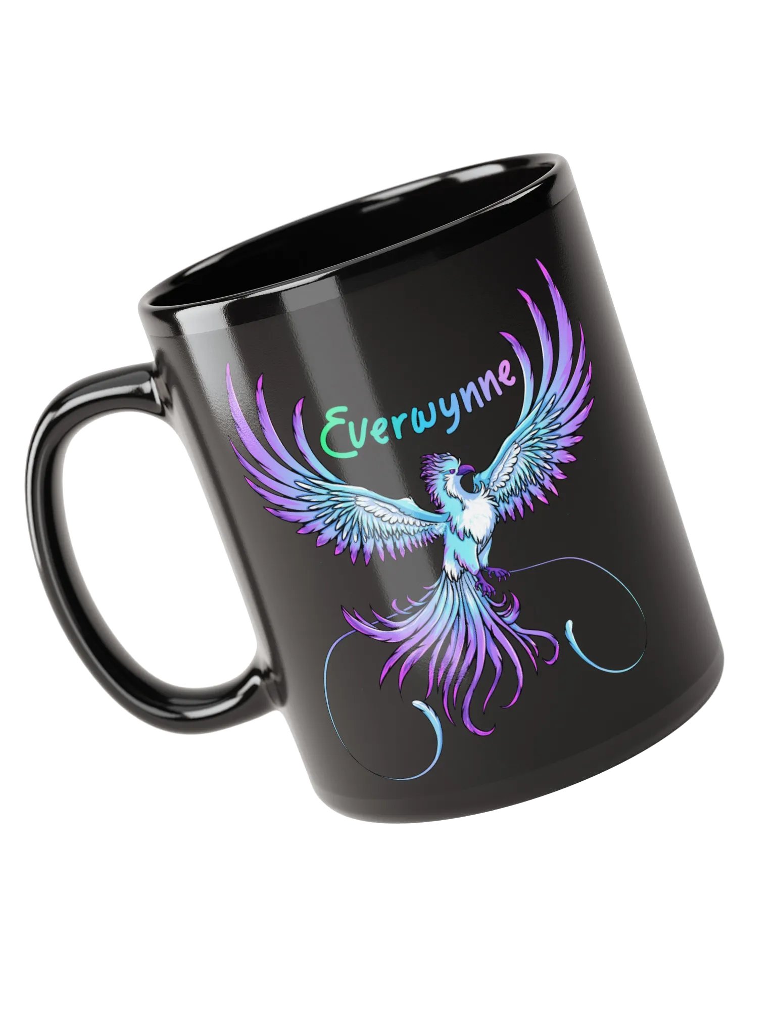 Phoenixwynne Glossy Black Mug product image (4)