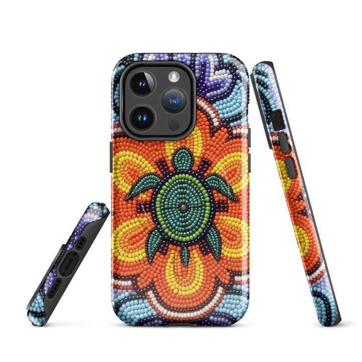 Turtle Tale Faux-Beadwork iPhone® Tough Case product image (3)