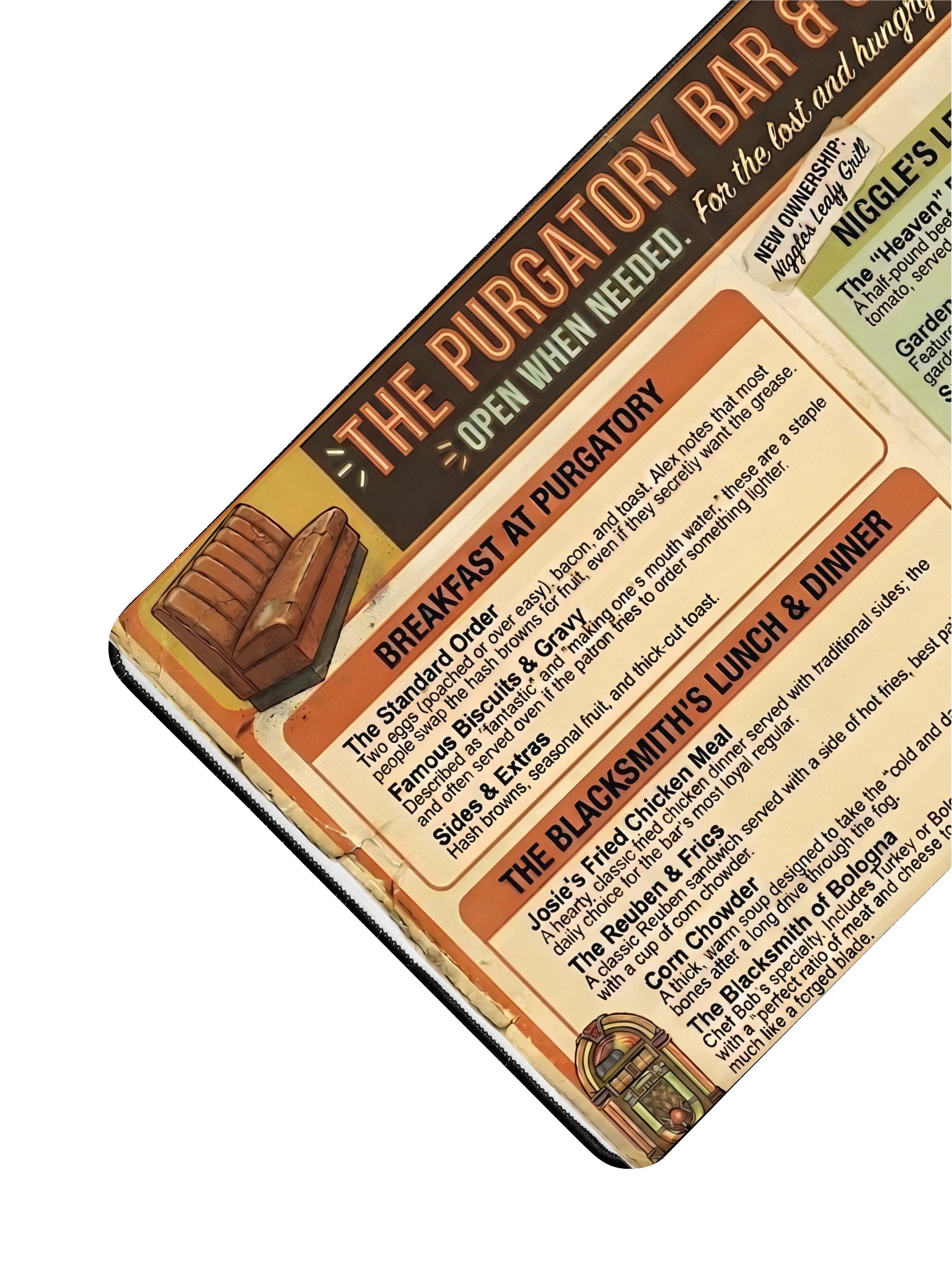 Purgatory Menu Desk Mat product image (3)