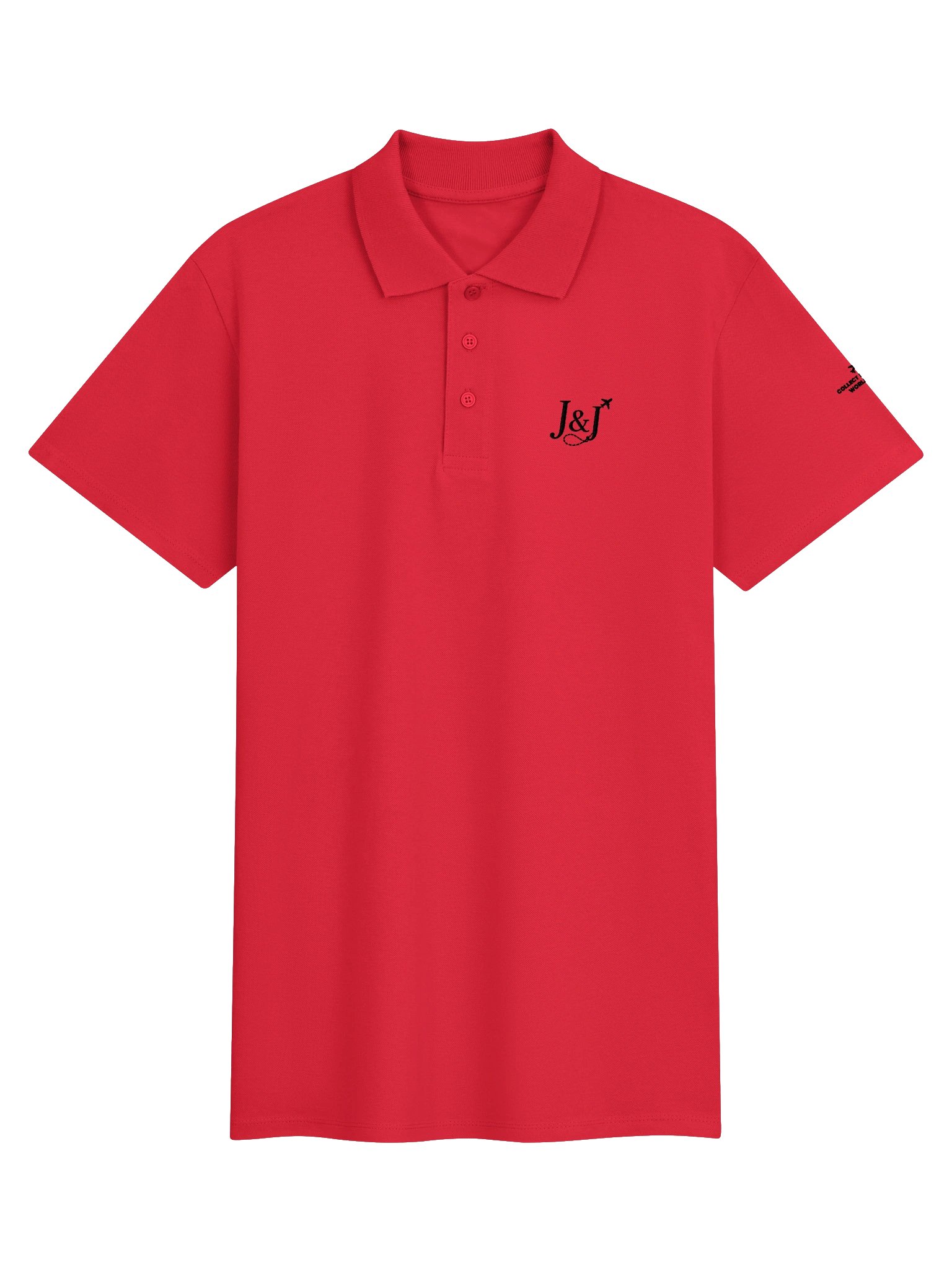 Jetlag & Joy Signature Embroidered Unisex Polo product image (43)