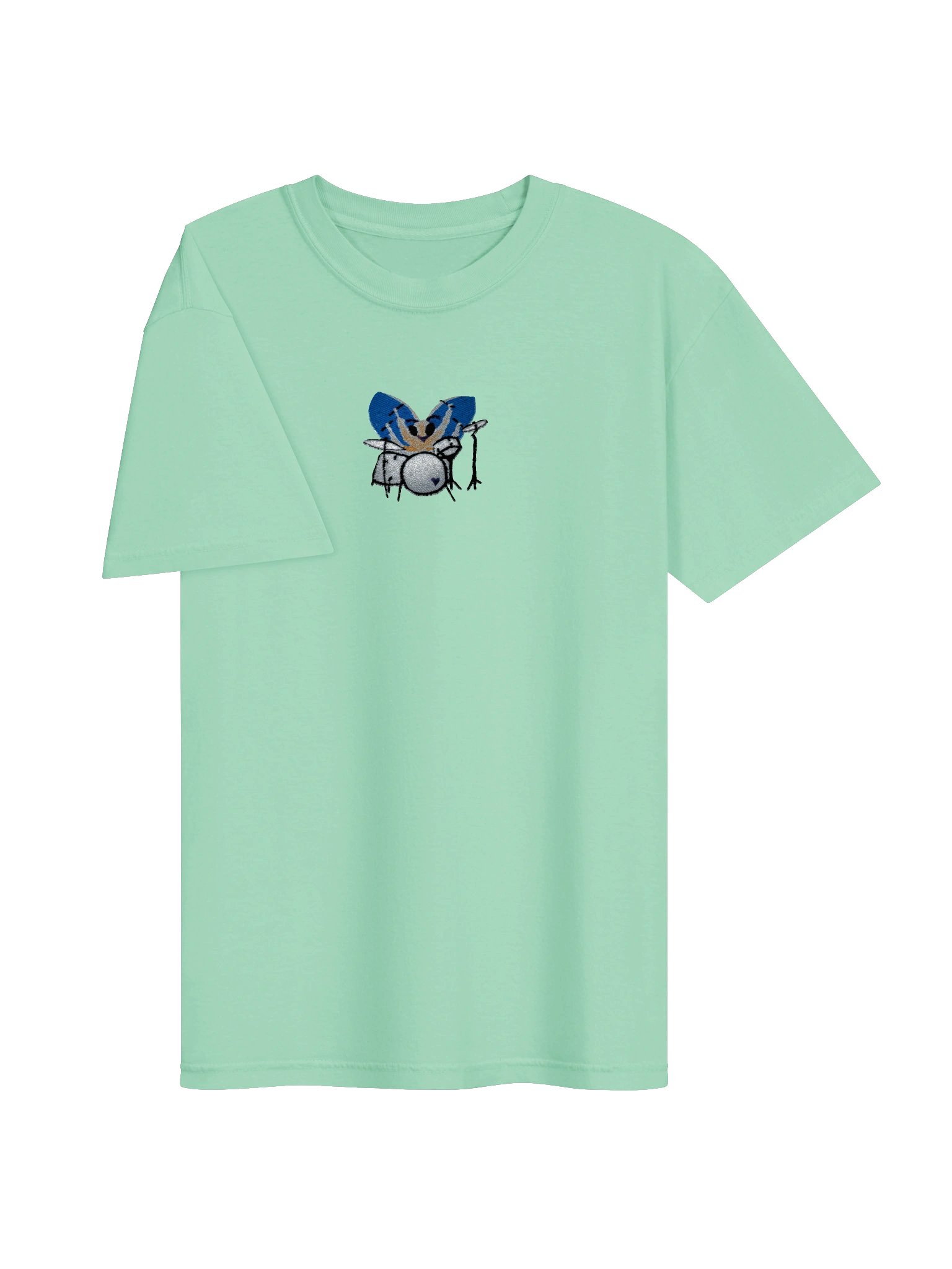 Bug Band Adult Unisex Embroidered Tee Centered GoldBug product image (75)