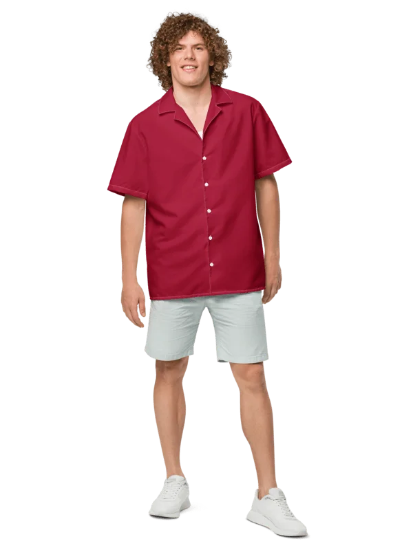 His House Aloha Shirt - Red product image (1)