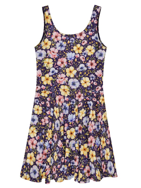 Women’s Floral Dress – Elegant Sleeveless Fit & Flare Summer Sundress product image (2)