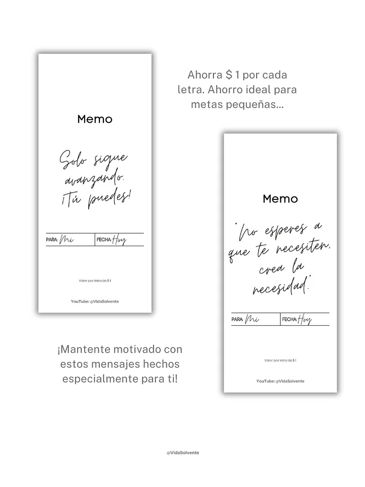 Reto de ahorro: MEMO (Paquete de 6) product image (2)