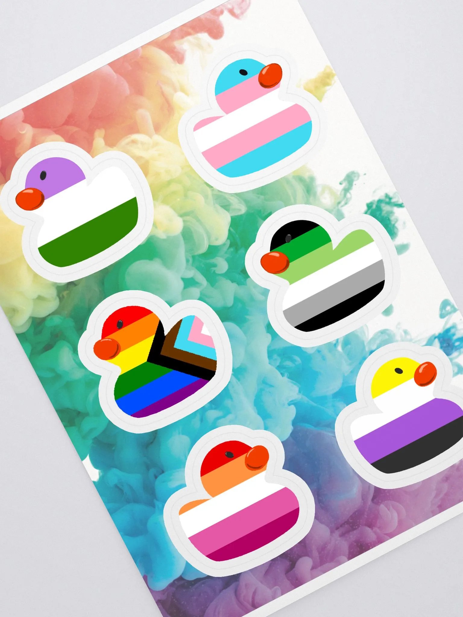 Pride Duck Stickers 1 product image (1)
