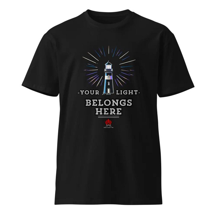 Your Light Belongs Here T-Shirt v2 product image (1)
