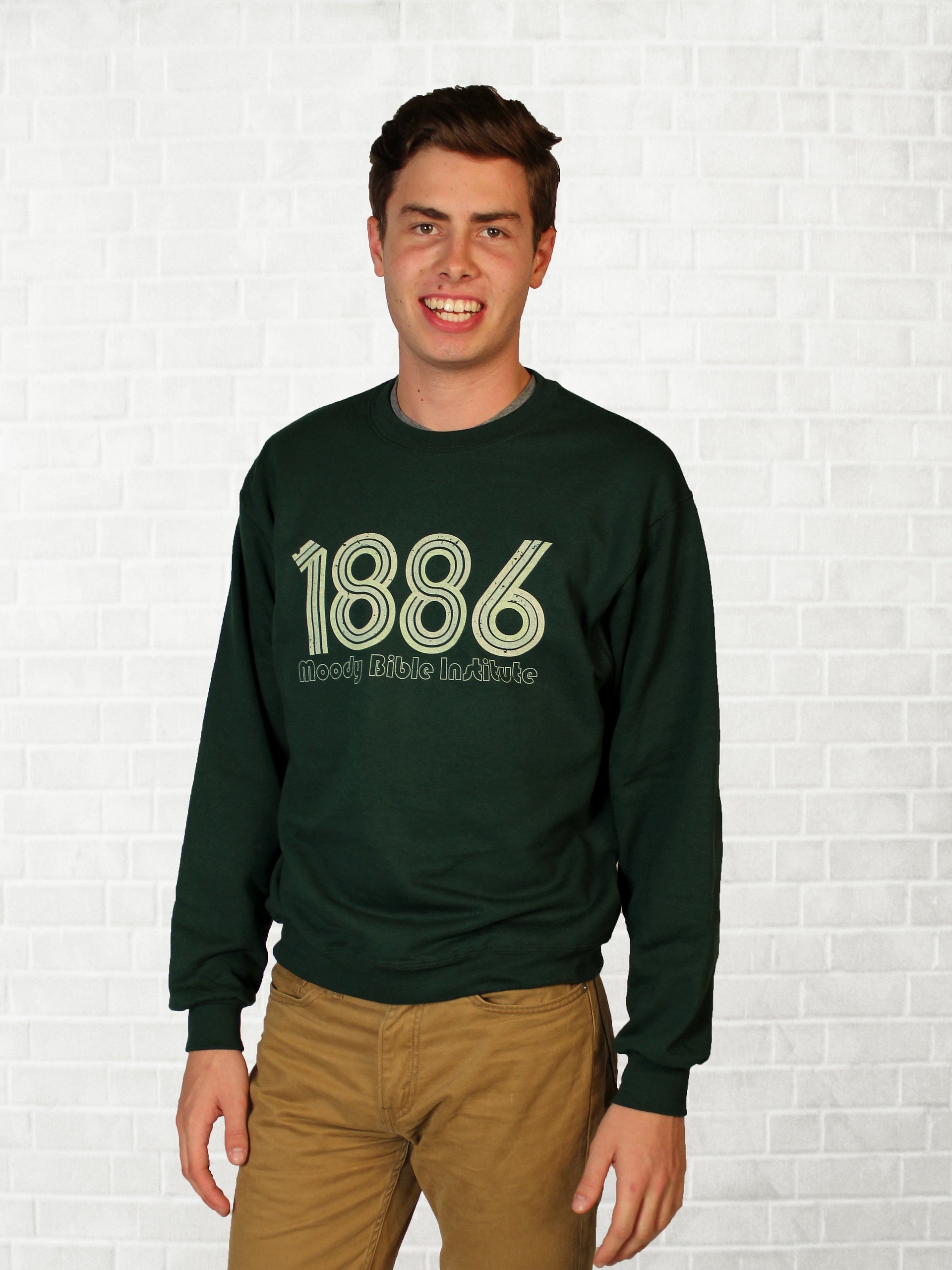 Green 1886 Crewneck Sweatshirt product image (3)