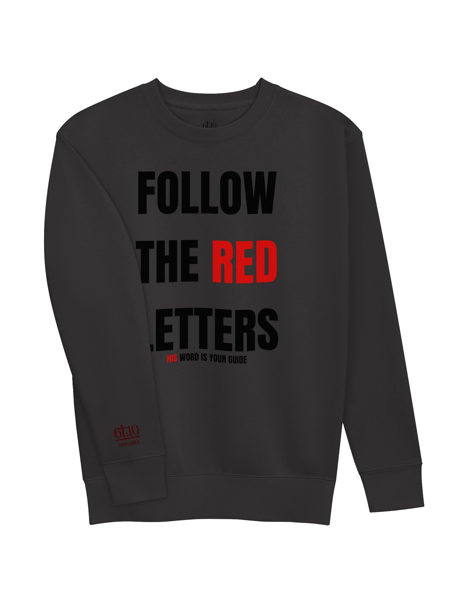 FOLLOW THE RED LETTERS Graphic Sweatshirt product image (2)