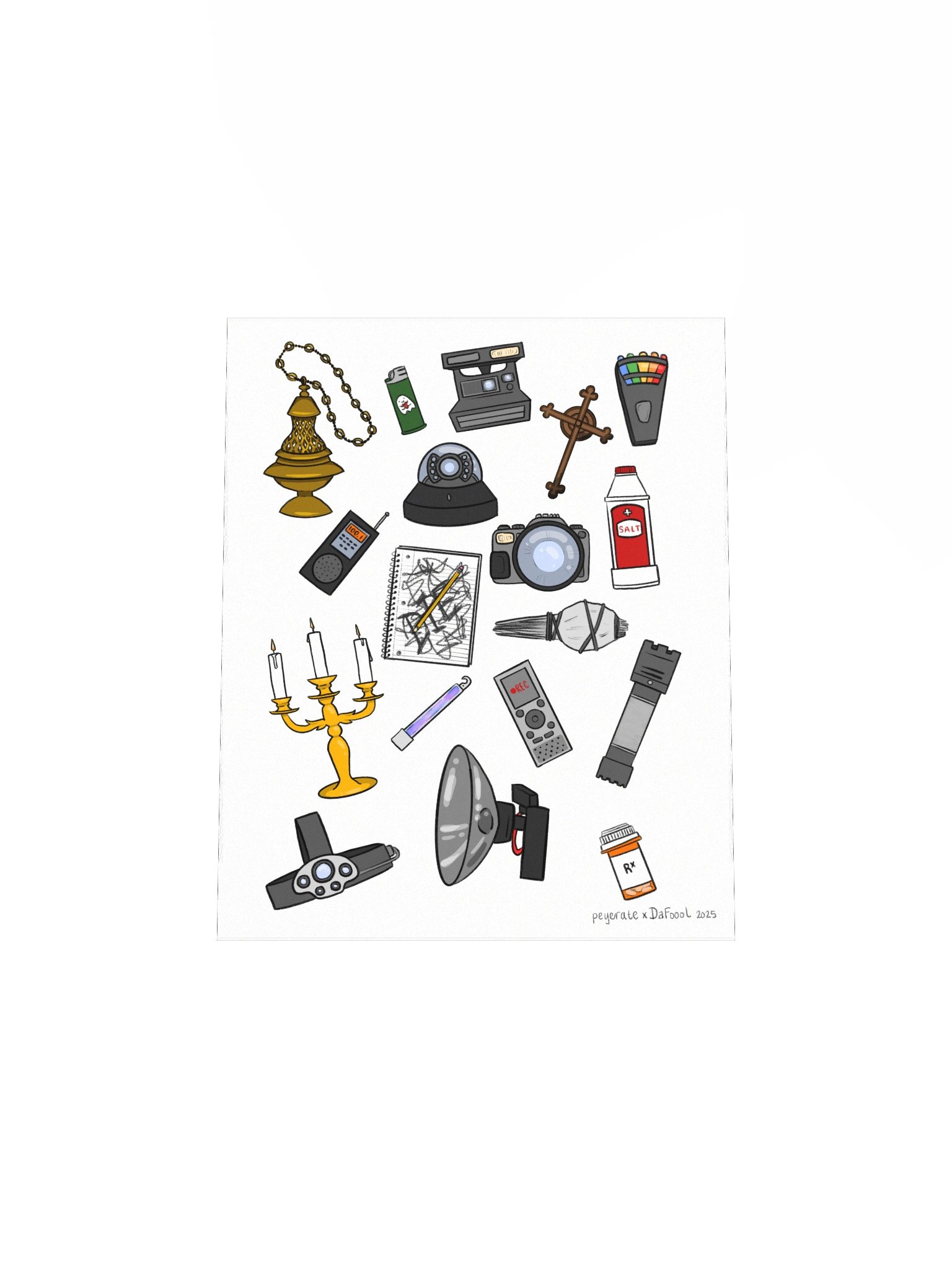 Ghost Hunting Supplies Print product image (10)