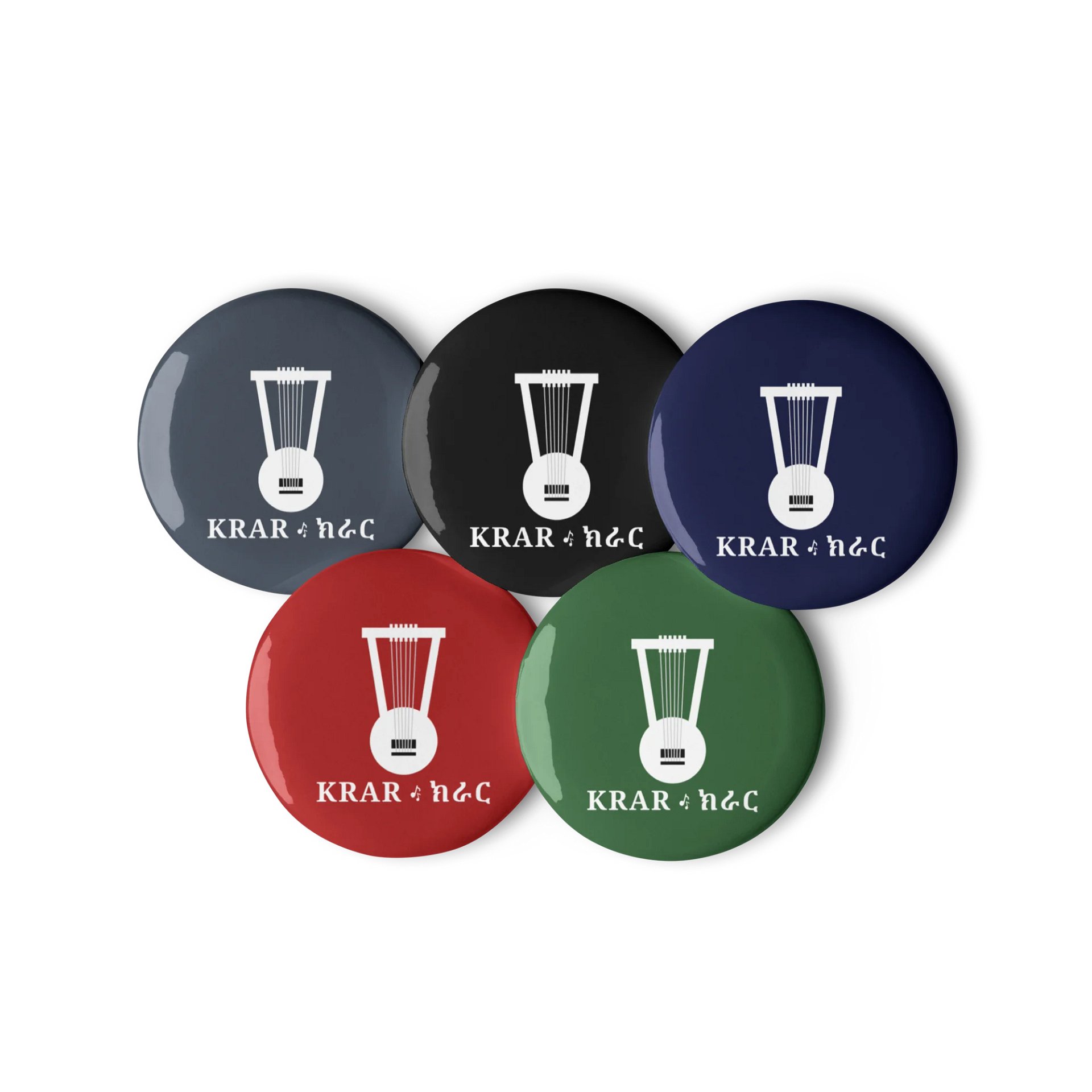 KRAR Geʽez Pin Button Set product image (2)