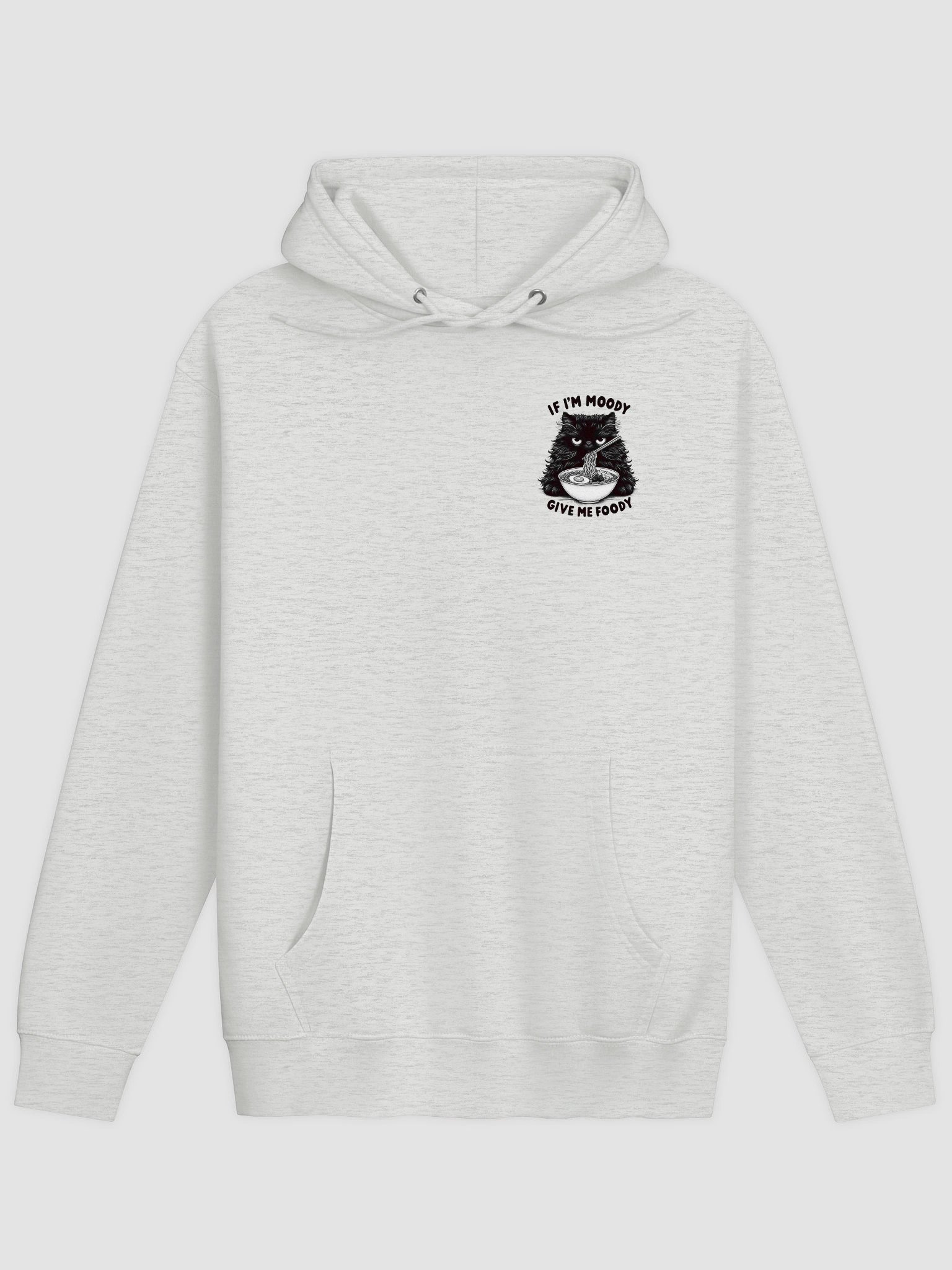Moody Cat Noodle Lover Hoodie product image (2)