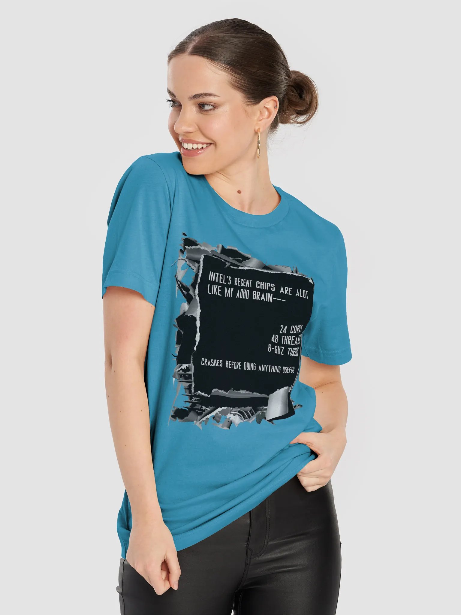 Intel Chip ADHD Brain T-Shirt product image (81)