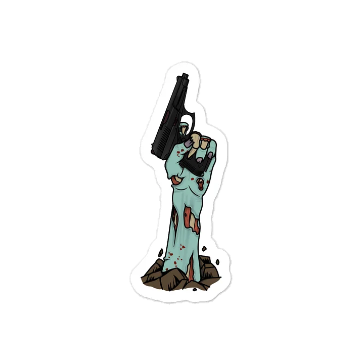 Pistol Zombie Sticker product image (1)