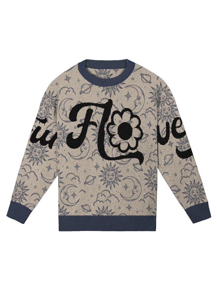 Funflower Knit on Space Background product image (5)