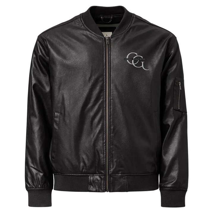 CG Faux Leather Bomber Jacket product image (1)