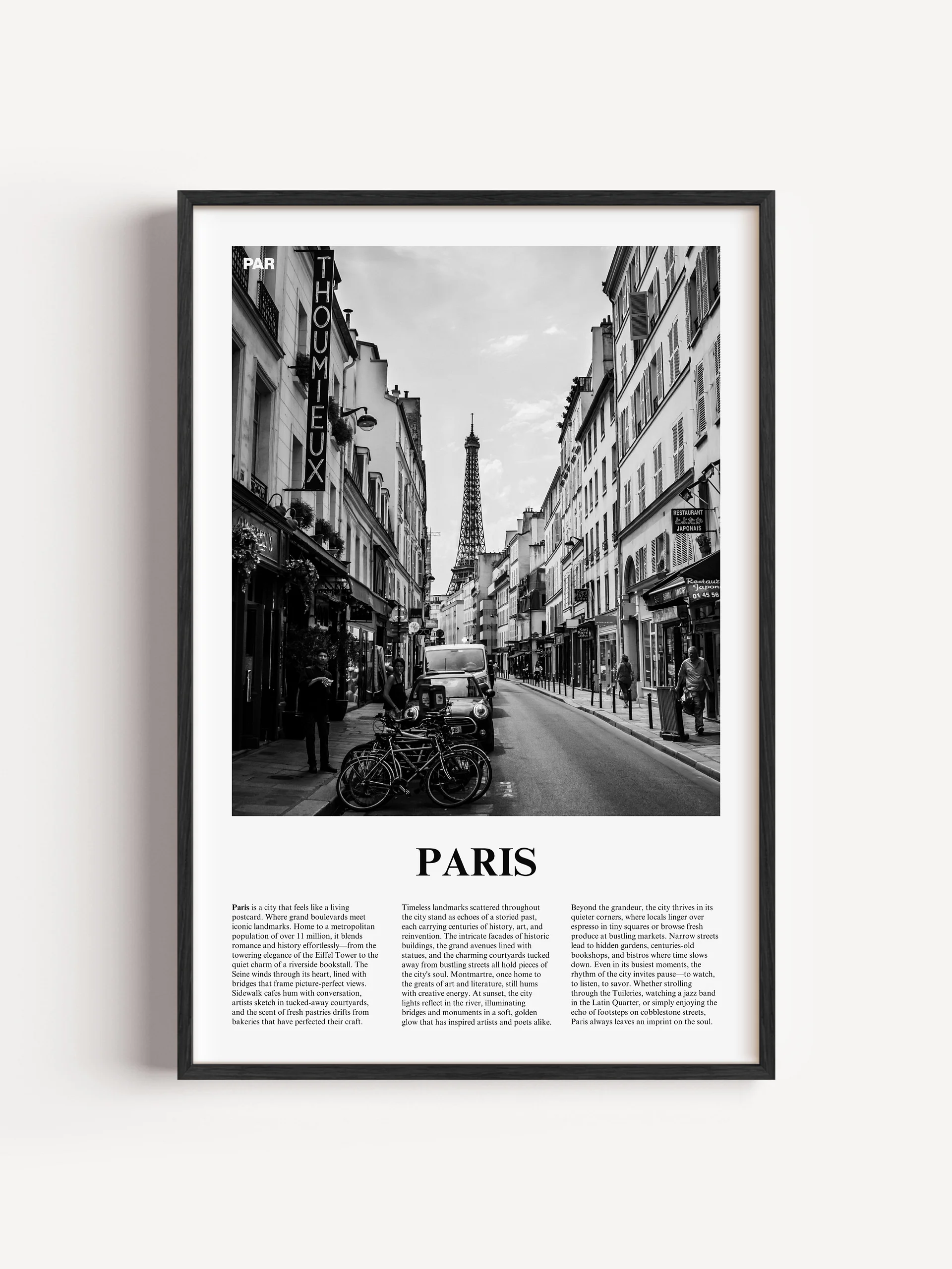 Paris 04 Newspaper Poster product image (1)