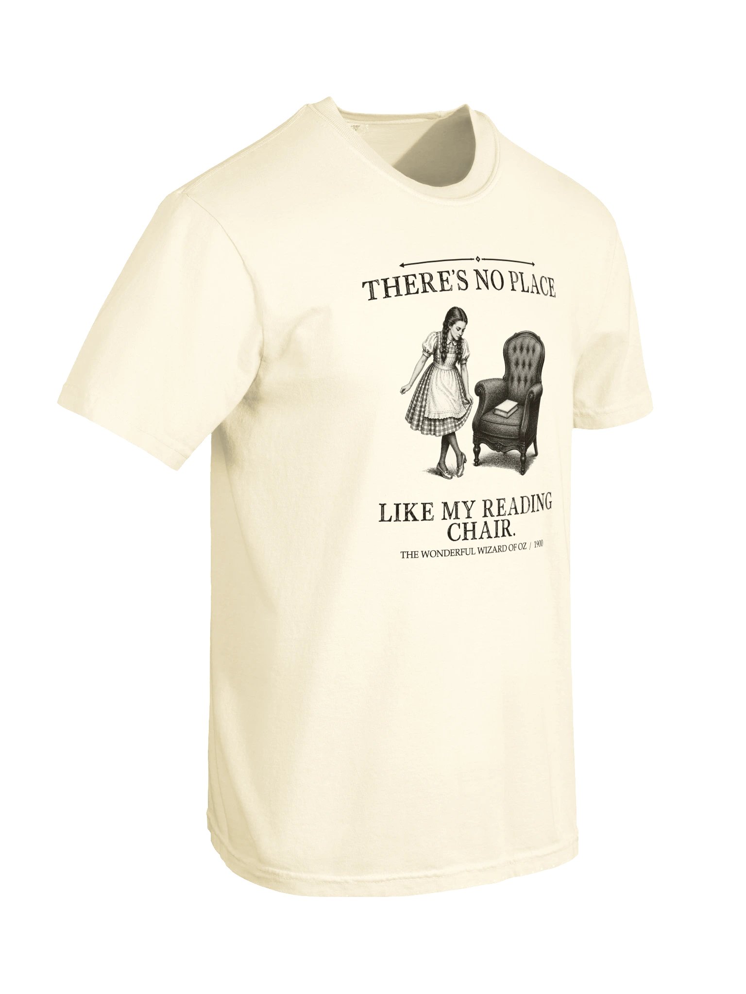 There S No Place Like Reading Chair -- The Wonderful Wizard of Oz Tee (Light) product image (21)