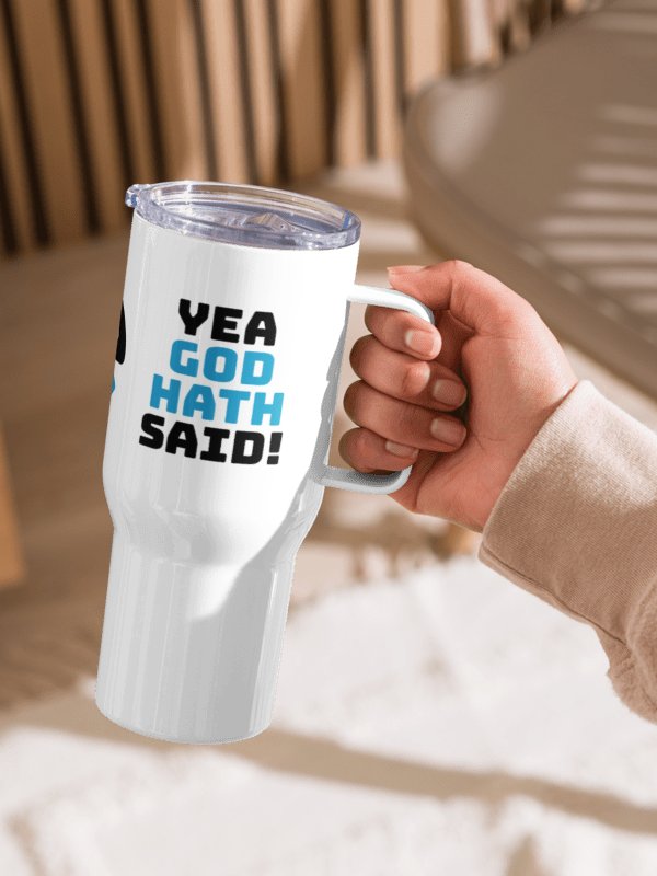 Yea God Hath Said - Q&A Travel Mug product image (1)
