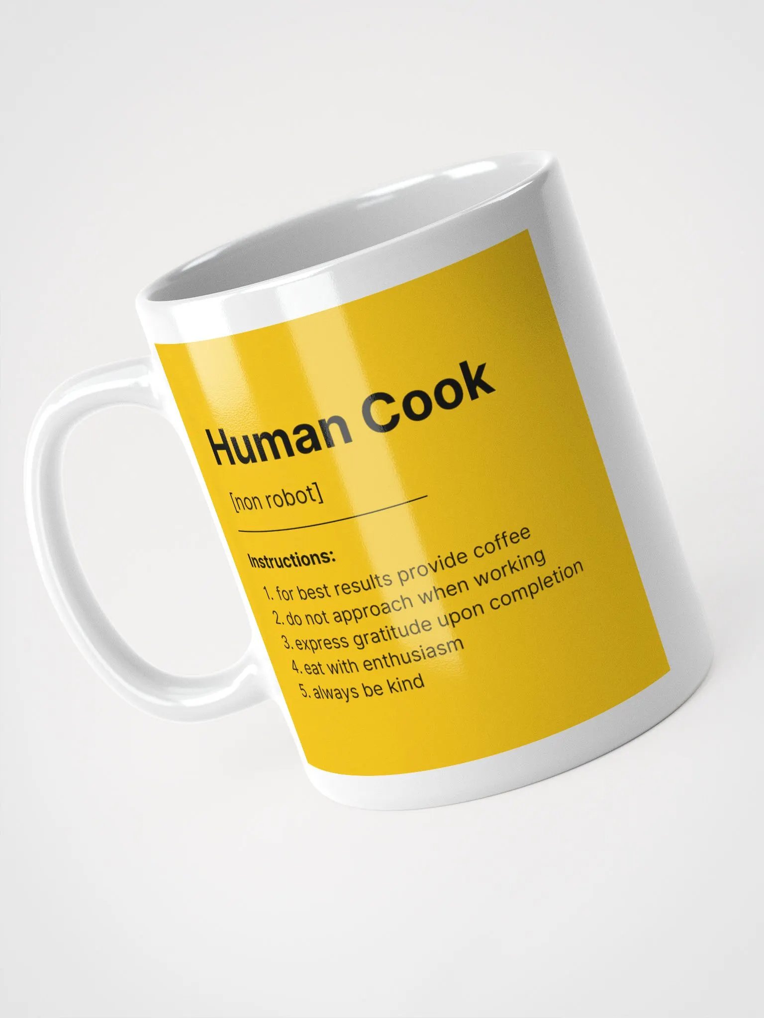 Human Cook Mug - Ochre product image (5)