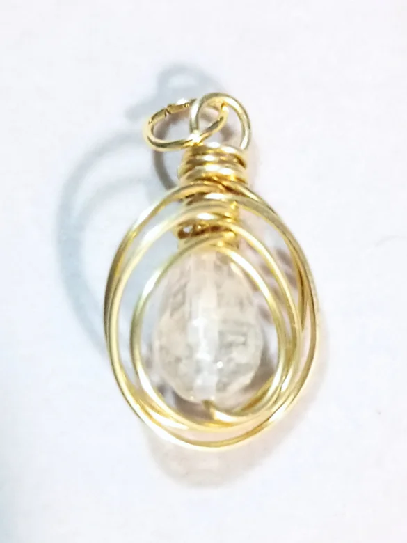 Glow-Up Energy! Citrine Pendant & Earrings | Gold-Tone Set | "Champagne & Lies" product image (7)