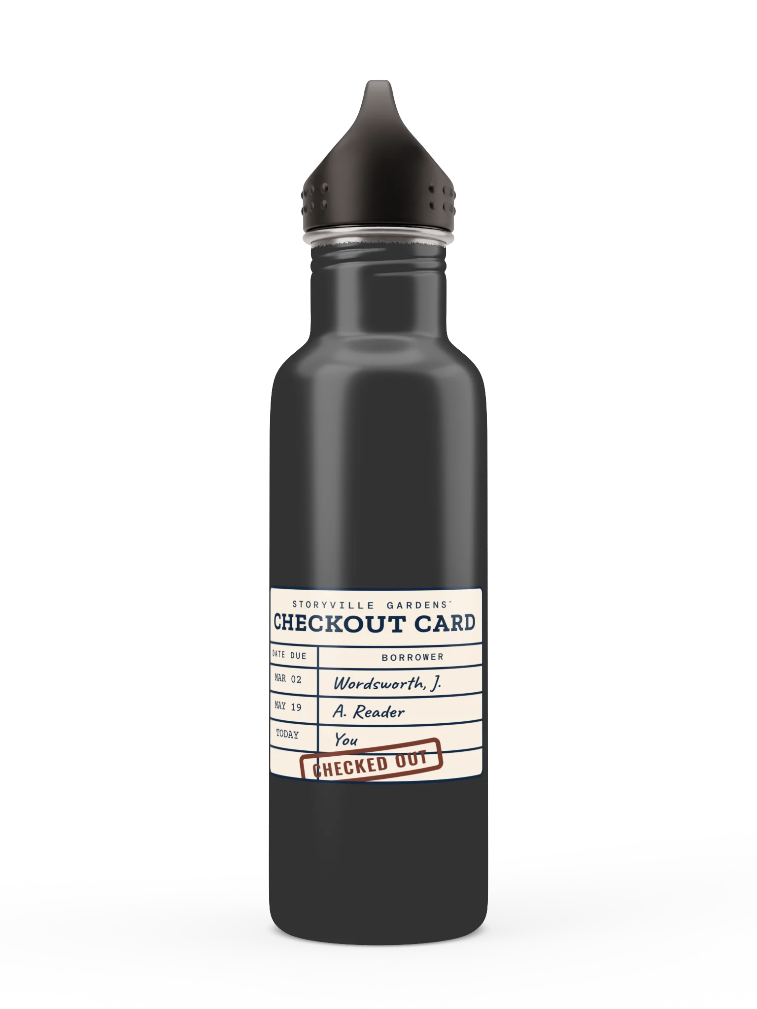 Checked Out Water Bottle product image (3)