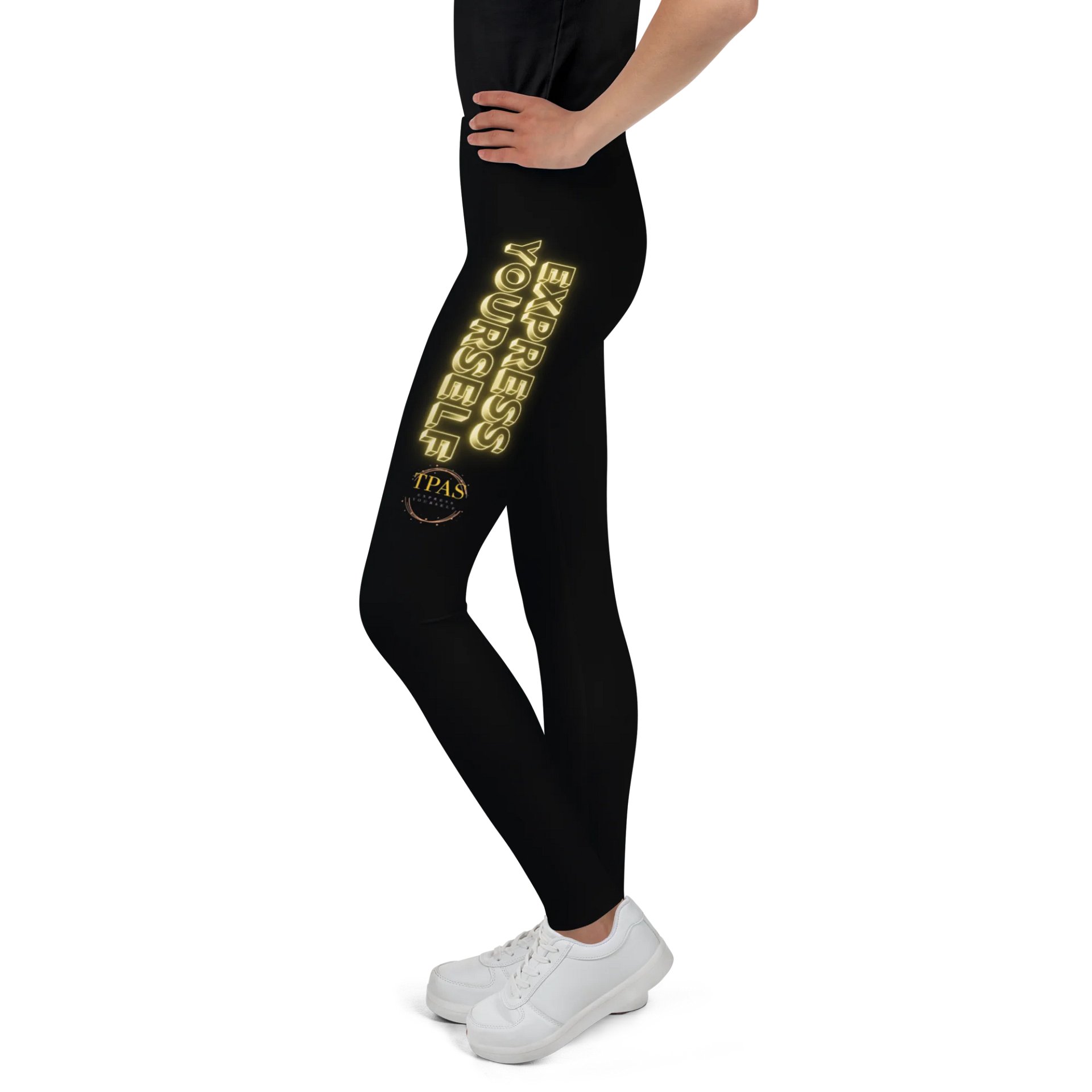 Midnight Glow Express Yourself Youth leggings (Yellow) product image (4)